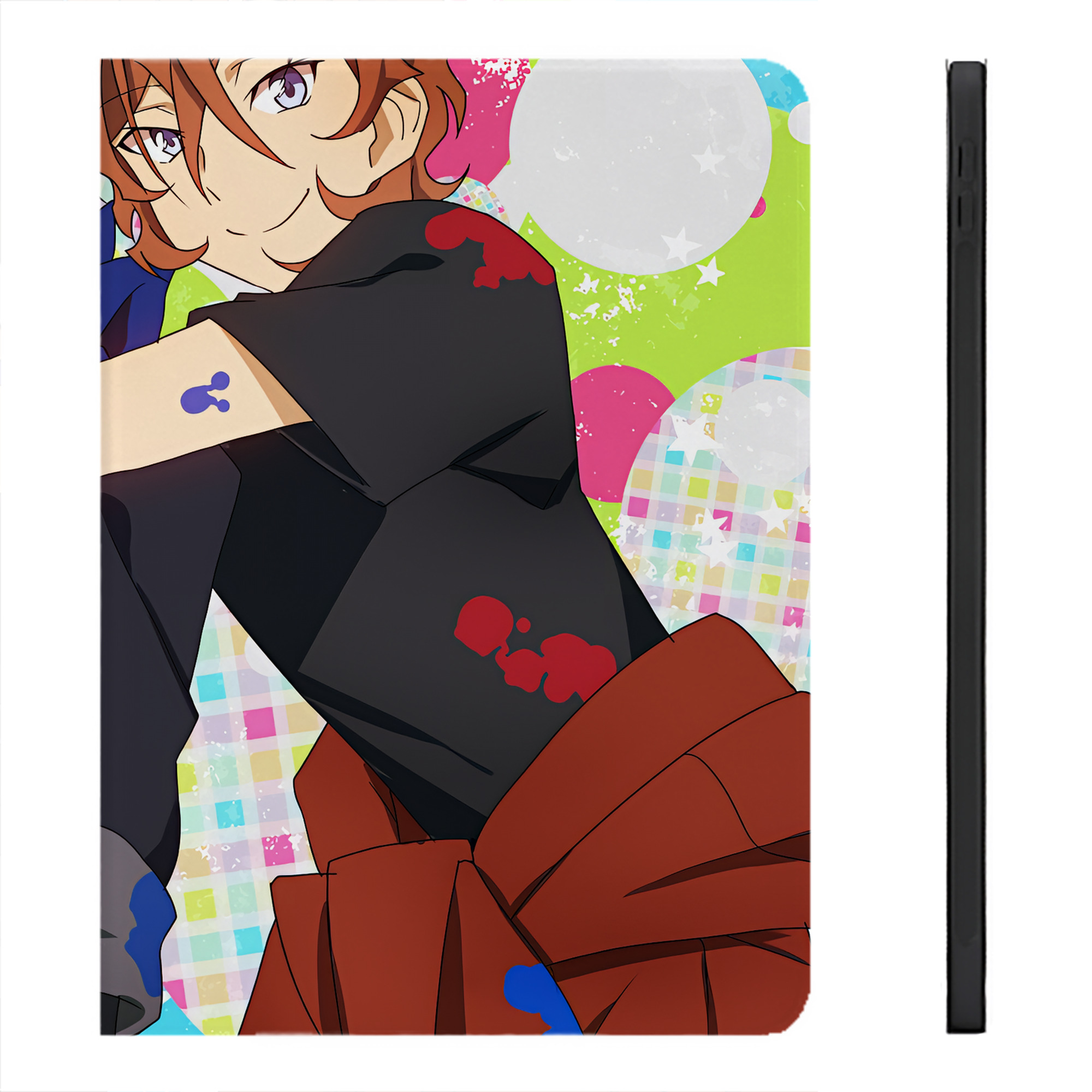 （画像用） 文豪ストレイドッグス Bungo Stray Dogs IPadケース ペンホルダー付き ブックスタイルデザイン